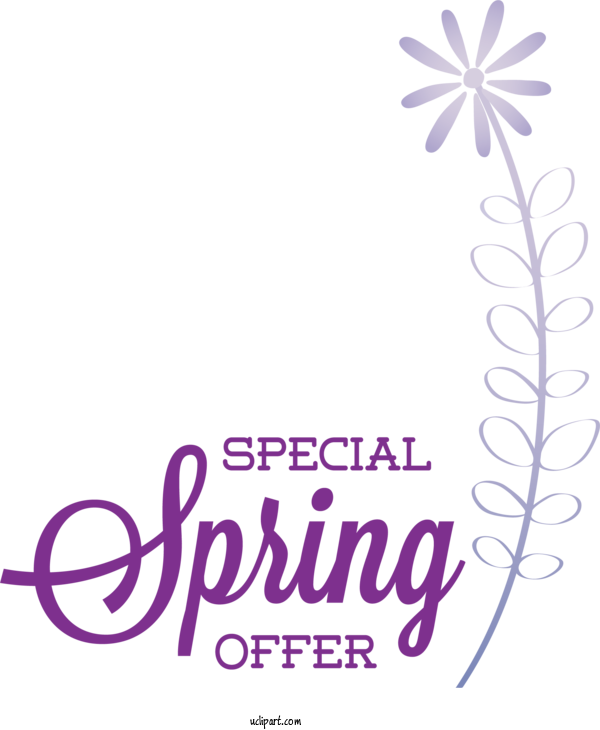 Free Nature Logo Violet Flower For Spring Clipart Transparent Background