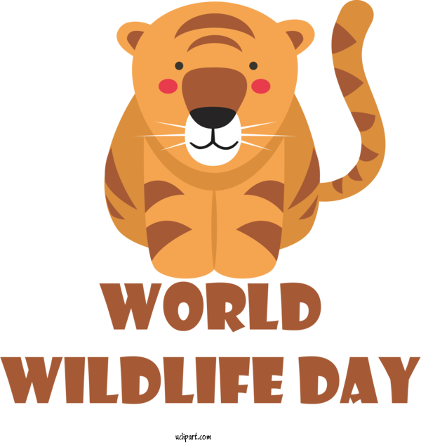 Free Holidays World Wildlife Day Wildlife Conservation Wildlife For World Wildlife Day Clipart Transparent Background