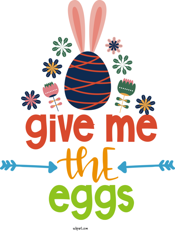 Free Holidays Logo Design Line For Easter Clipart Transparent Background