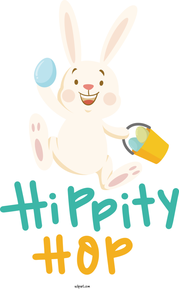 Free Holidays Hares Easter Bunny Cartoon For Easter Clipart Transparent Background