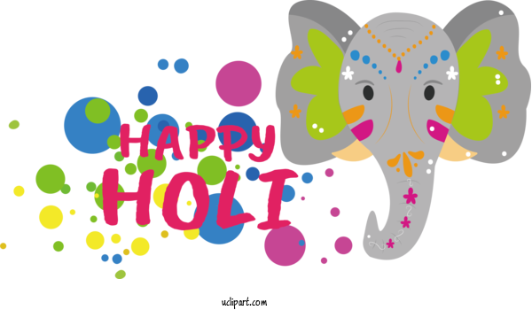 Free Holidays Cartoon Drawing Painting For Holi Clipart Transparent Background
