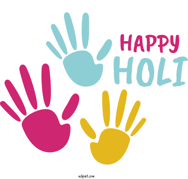 Free Holidays Holi Rangwali Holi Design For Holi Clipart Transparent Background