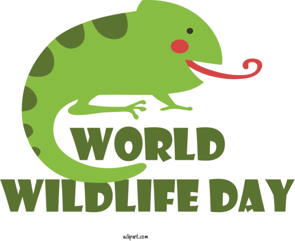 Free Holidays Logo Design Line For World Wildlife Day Clipart Transparent Background