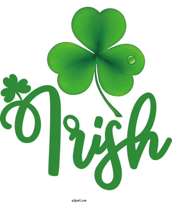 Free Holidays St. Patrick's Day St Patrick's Day Fun Clover For Saint Patricks Day Clipart Transparent Background
