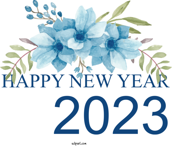Free Holidays Calendar 2023 2022 For New Year 2023 Clipart Transparent Background
