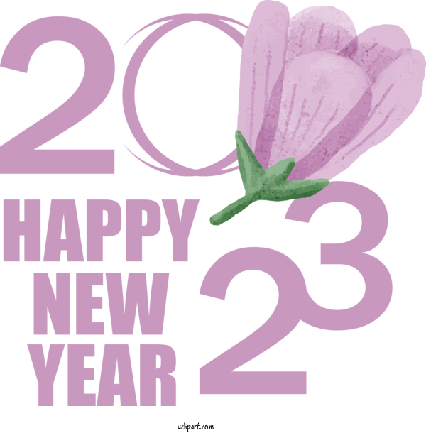Free Holidays Flower Stardoll Design For New Year 2023 Clipart Transparent Background