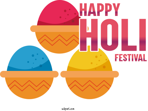 Free Holidays Logo Hat Design For Holi Clipart Transparent Background