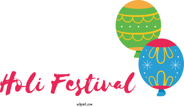 Free Holidays Logo Design Easter Egg For Holi Clipart Transparent Background