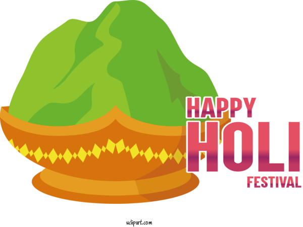 Free Holidays Logo Tree Fruit For Holi Clipart Transparent Background