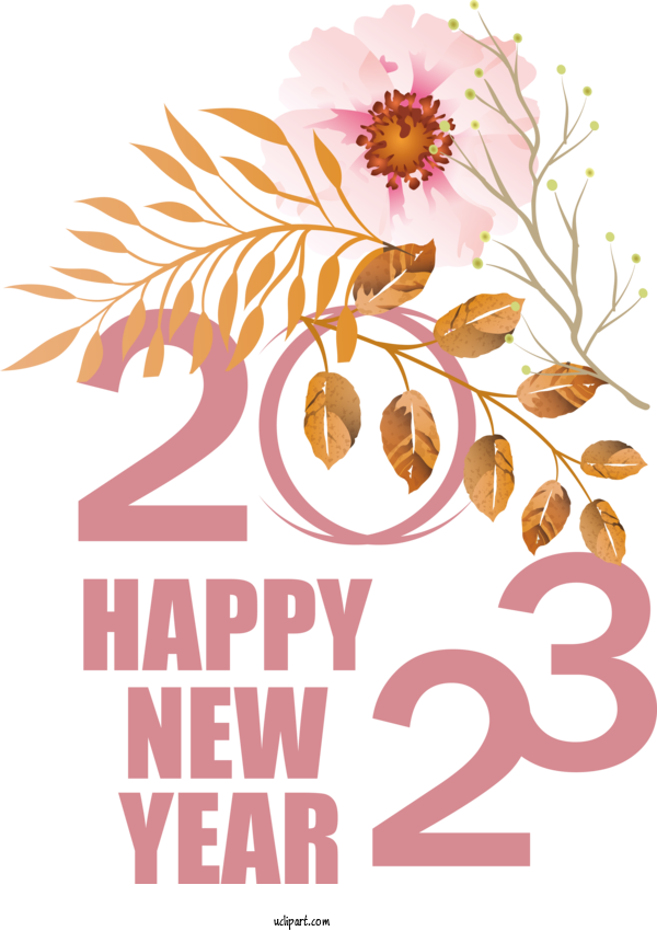 Free Holidays Kearney & Company, P.C. Floral Design Design For New Year 2023 Clipart Transparent Background