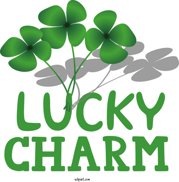 Free Holidays Leaf Shamrock Logo For Saint Patricks Day Clipart Transparent Background