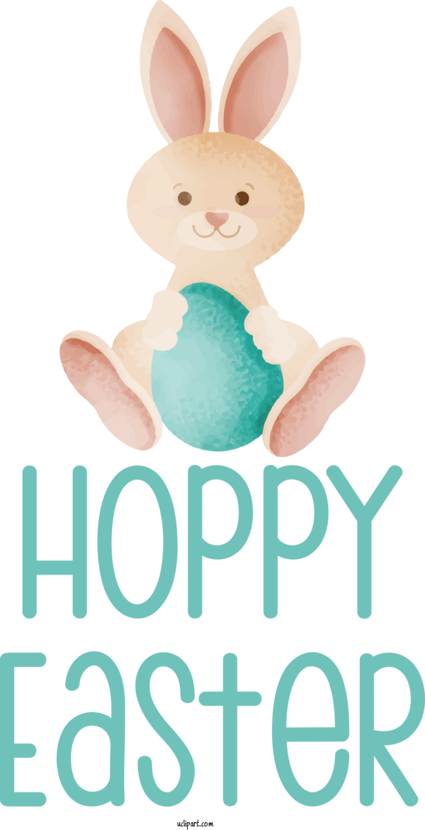 Free Holidays Easter Bunny Rabbit Number For Easter Clipart Transparent Background