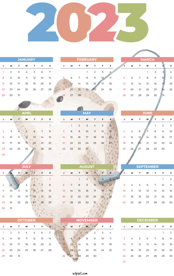 Free Life Design Calendar Line For Yearly Calendar Clipart Transparent Background