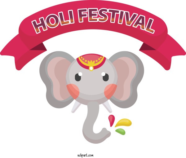 Free Holidays Festival De Arte Digital Drawing Digital Art For Holi Clipart Transparent Background