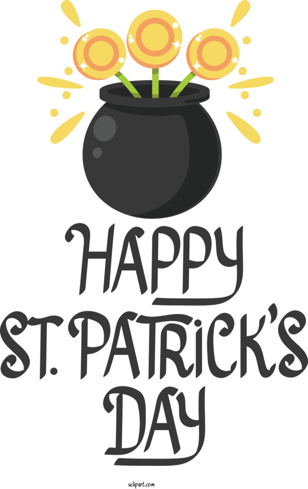 Free Holidays Flower Logo Design For Saint Patricks Day Clipart Transparent Background