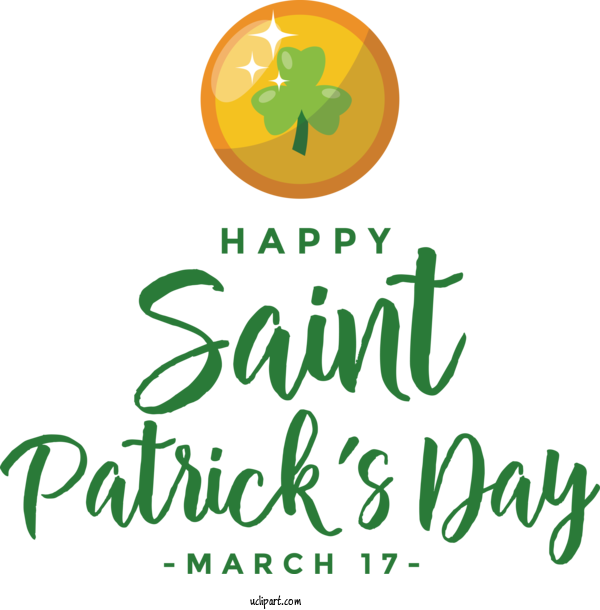 Free Holidays Logo Leaf Line For Saint Patricks Day Clipart Transparent Background