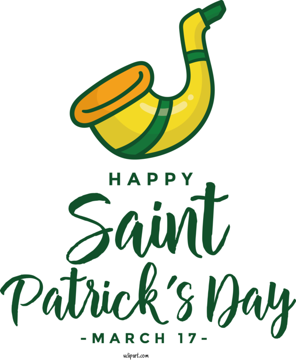Free Holidays Logo Plant Line For Saint Patricks Day Clipart Transparent Background