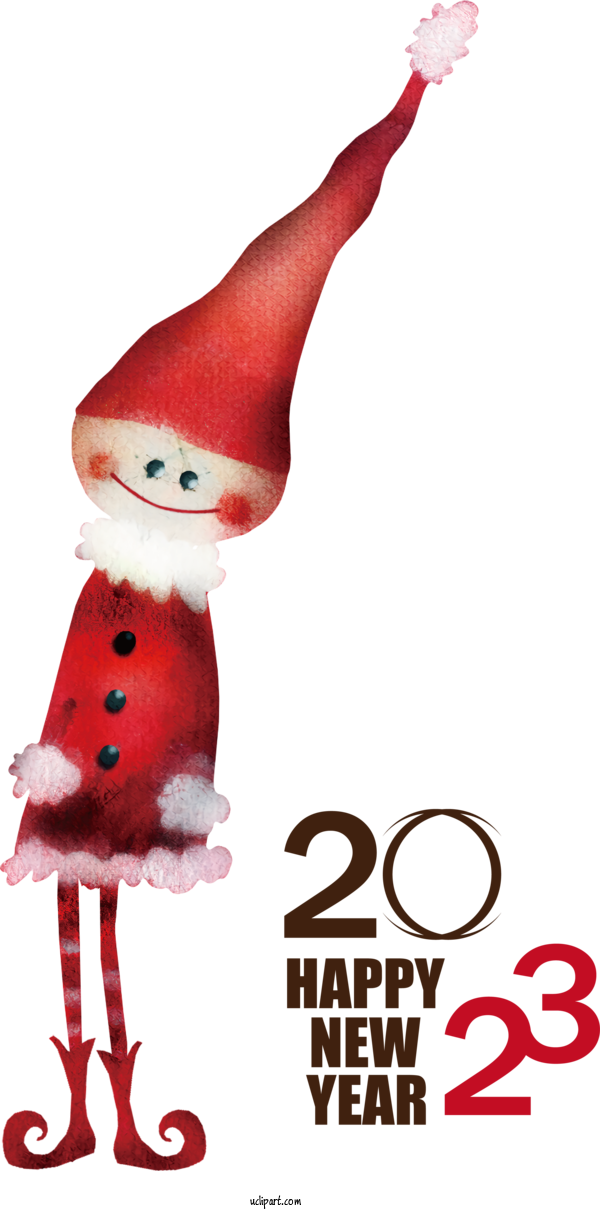 Free Holidays Christmas Holiday Birthday For New Year 2023 Clipart Transparent Background