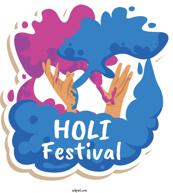 Free Holidays Christian Clip Art Logo Drawing For Holi Clipart Transparent Background