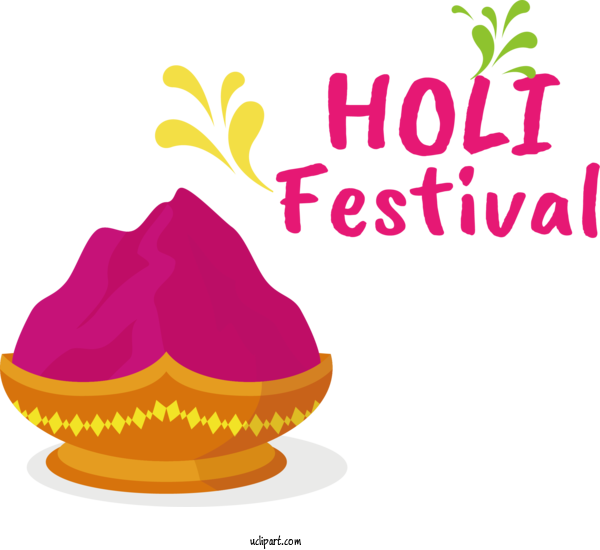 Free Holidays Holi Rangwali Holi Drawing For Holi Clipart Transparent Background
