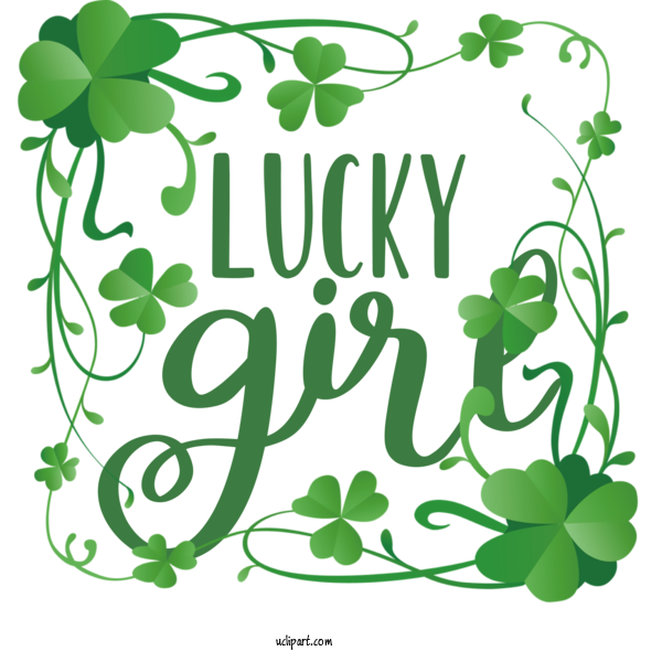 Free Holidays St. Patrick's Day Four Leaf Clover March 17 For Saint Patricks Day Clipart Transparent Background