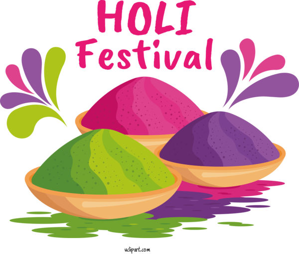 Free Holidays Flower Easter Egg Text For Holi Clipart Transparent Background