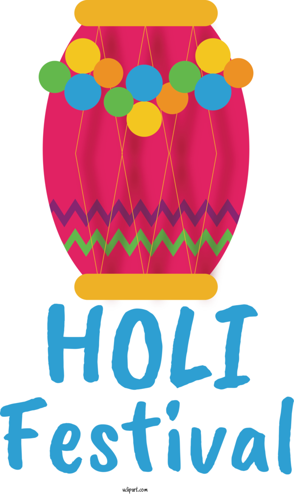 Free Holidays Balloon Design Line For Holi Clipart Transparent Background