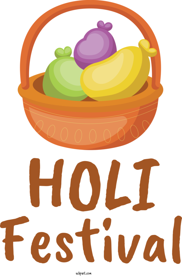 Free Holidays Logo Design Fruit For Holi Clipart Transparent Background