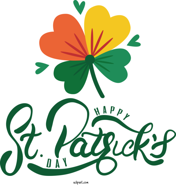 Free Holidays St. Patrick's Day Holiday March 17 For Saint Patricks Day Clipart Transparent Background