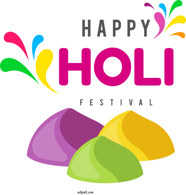 Free Holidays Drawing Icon Computer Animation For Holi Clipart Transparent Background