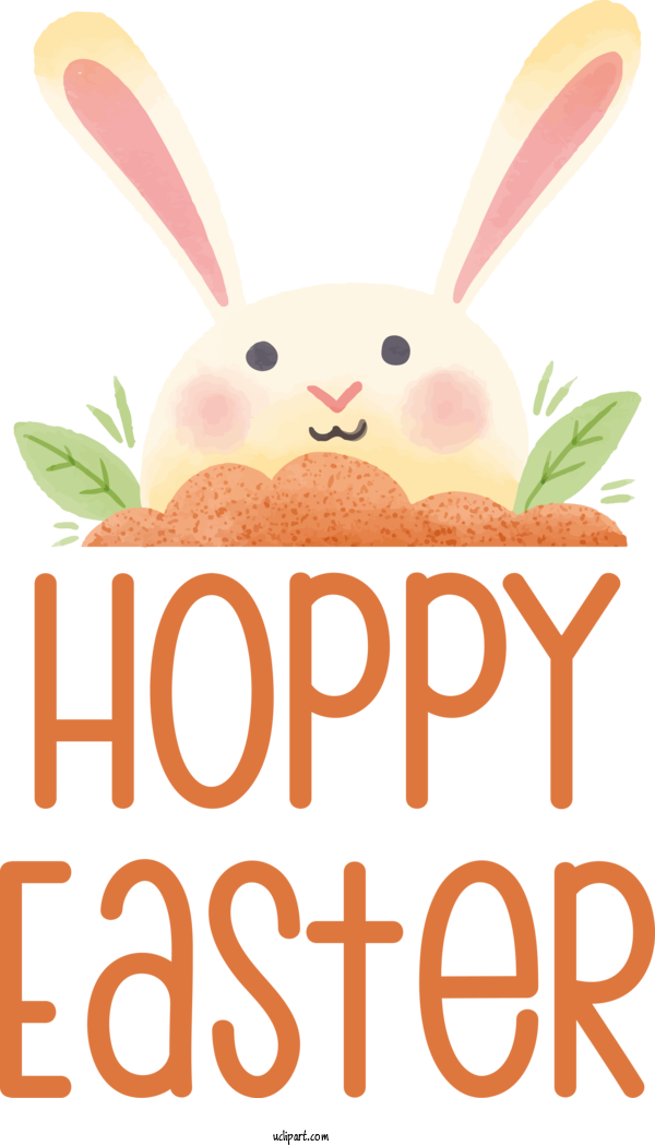 Free Holidays Easter Bunny Rabbit Happiness For Easter Clipart Transparent Background