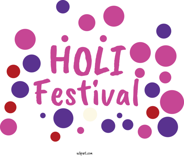 Free Holidays Design Circle Logo For Holi Clipart Transparent Background
