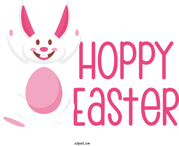 Free Holidays Easter Bunny Easter Egg Cartoon For Easter Clipart Transparent Background