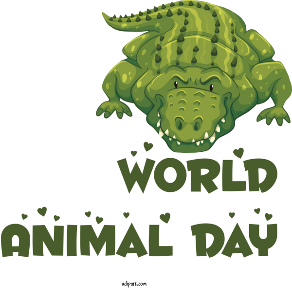 Free Holidays Reptiles Logo Font For World Animal Day Clipart Transparent Background