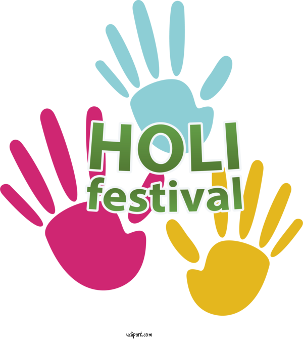 Free Holidays Marseille Festival Logo Design For Holi Clipart Transparent Background