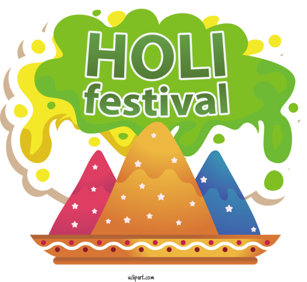 Free Holidays Drawing Digital Art Motion Graphics For Holi Clipart Transparent Background
