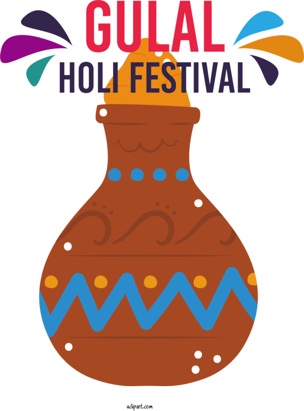 Free Holidays Cartoon Festival Film Festival For Holi Clipart Transparent Background