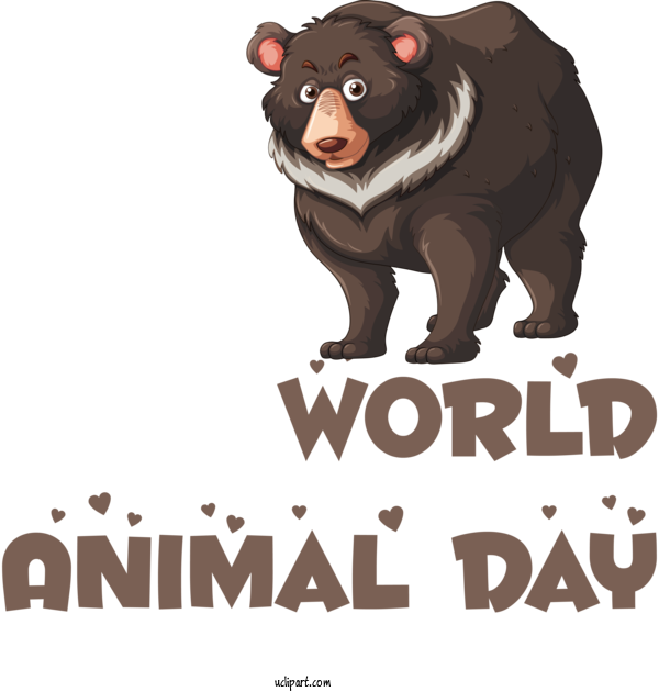 Free Holidays Dog Cat Cat Like For World Animal Day Clipart Transparent Background