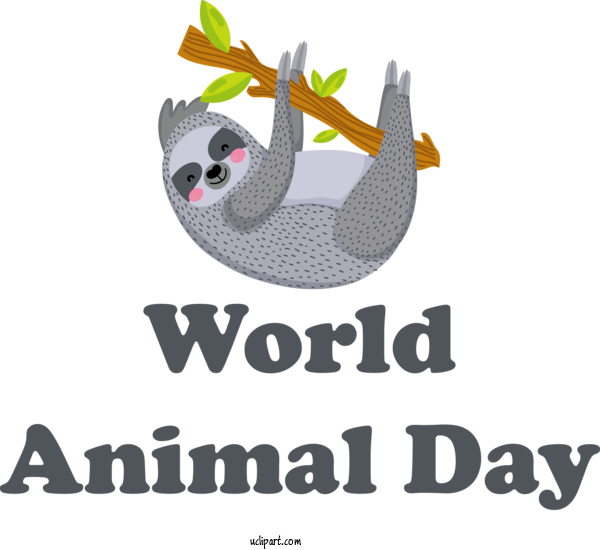 Free Holidays Birds Design Logo For World Animal Day Clipart Transparent Background