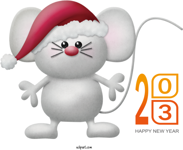 Free Holidays Computer Mouse Computer Keyboard Cursor For New Year 2023 Clipart Transparent Background