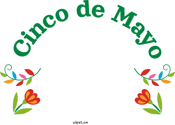 Free Holidays Leaf Plant Stem Floral Design For Cinco De Mayo Clipart Transparent Background