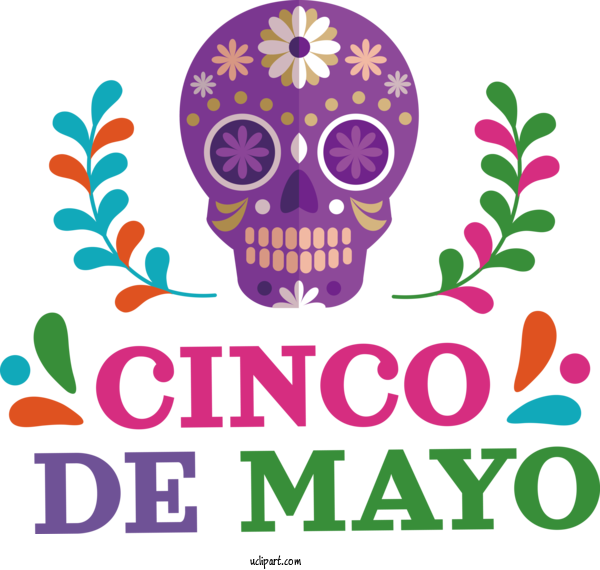 Free Holidays Logo Design Drawing For Cinco De Mayo Clipart Transparent Background