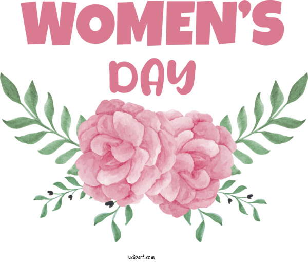 Free Holidays Flower Floral Design Painting For International Women's Day Clipart Transparent Background
