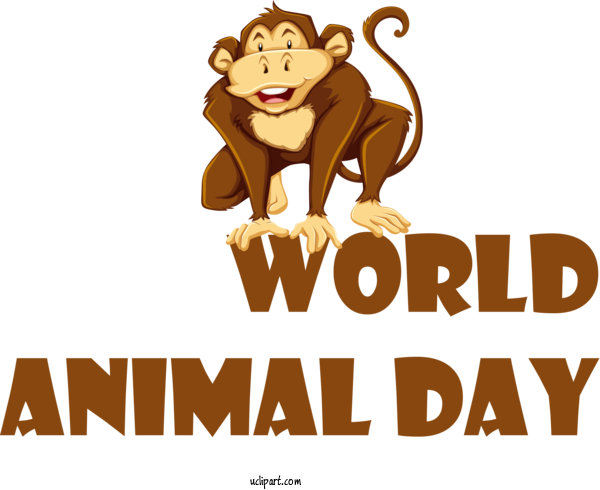 Free Holidays Lion Cat Logo For World Animal Day Clipart Transparent Background