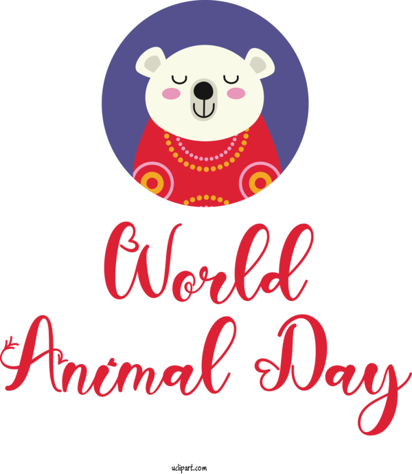 Free Holidays Teddy Bear Bears Cartoon For World Animal Day Clipart Transparent Background