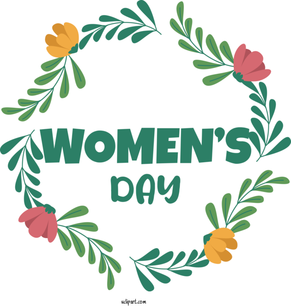 Free Holidays Drawing Painting Leaf Painting For International Women's Day Clipart Transparent Background