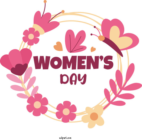 Free Holidays International Women's Day March 8 For International Women's Day Clipart Transparent Background