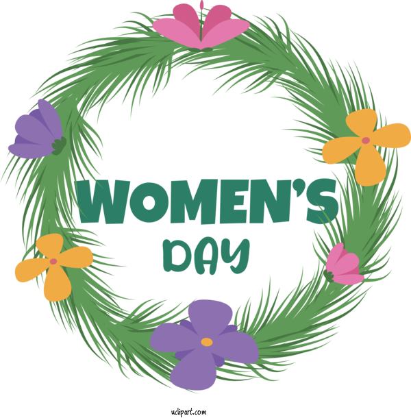 Free Holidays Christmas Drawing Painting For International Women's Day Clipart Transparent Background