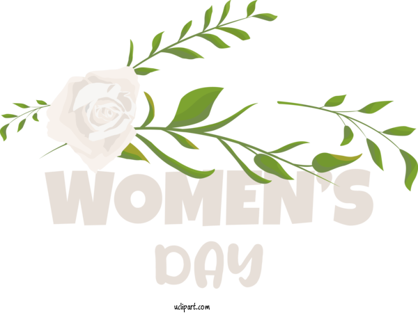 Free Holidays Design Flower Drawing For International Women's Day Clipart Transparent Background