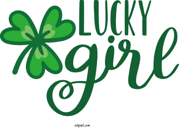 Free Holidays Leaf Logo Plant Stem For Saint Patricks Day Clipart Transparent Background